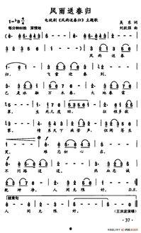 风雨送春归电视剧